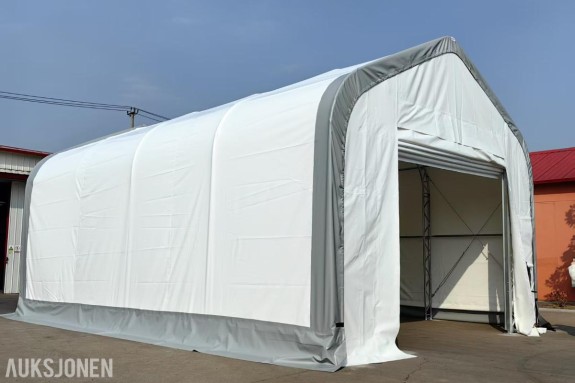 2026 LAGERTELT 110,6M2 - MÅL 12.20x9.15x6.10 M L/B/H - HELT NYTT MEGET SOLID. 304020